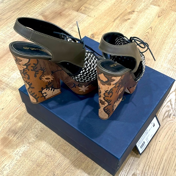 Exquisite Sergio Rossi Scarpe Donna Sandal | Size 40 - Picture 2 of 8